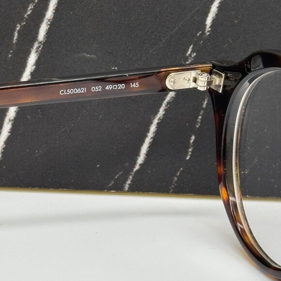 NEW CELINE CL50062I 052 ROUND HAVANA BROWN UNISEX EYEGLASSES CELINE - Picture 9 of 11